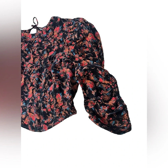 Free People XS Floral Backless Monica Crop Top OB1413377 - Picture 4 of 11